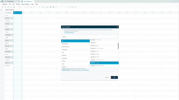 Tutorial - GroupCount and GroupAverage