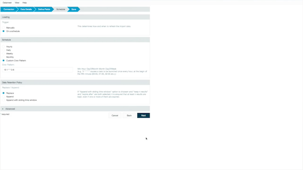 Tutorial - Scheduling Analytics in Datameer