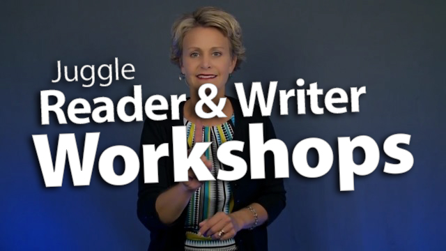 "Juggle Reader & Writer Workshops in 50 Minutes"