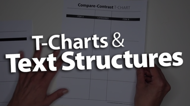 'Adjust a T-Chart to Fit Various Text Structures'