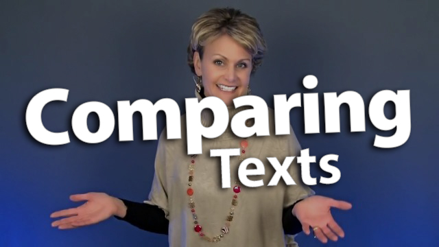 Find Common Ground when Comparing Texts
