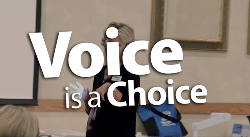 Clarify That Voice is a Choice