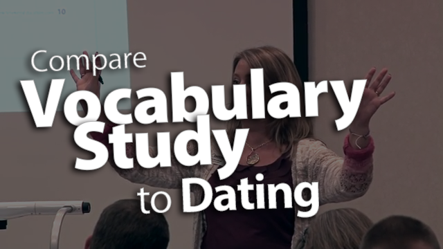 Compare Vocabulary Study to Dating