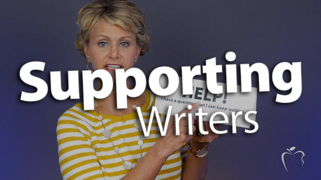 Support writers when they need help