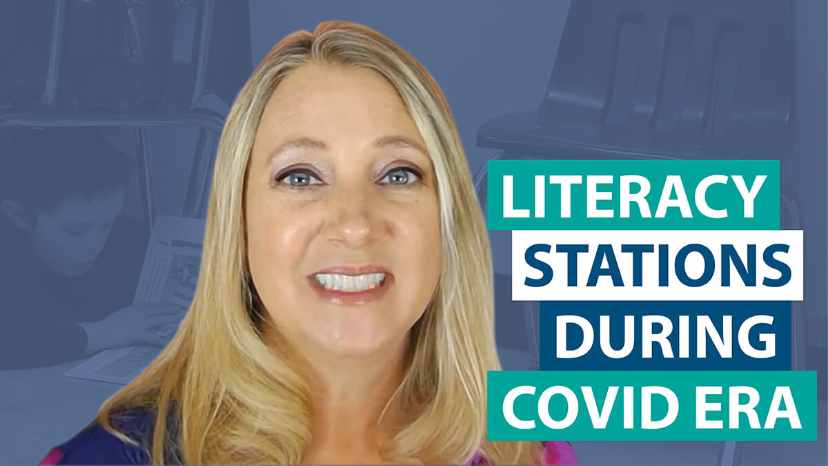 'How do I plan for literacy stations during the COVID era?'