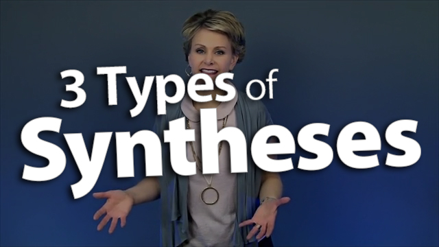 "Discern 3 Types of Syntheses"