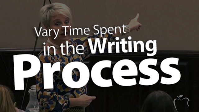 'Vary Time Spent in Writing the Process'
