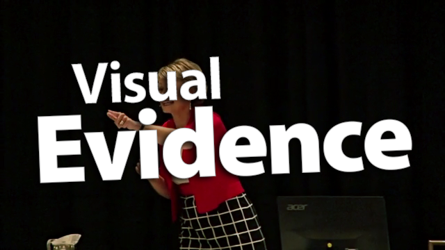 Define Visual Evidence as Observable Details