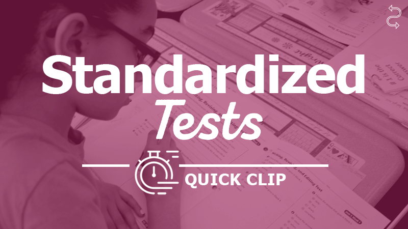 Reflect, Don't Revise, Before Standardized Tests