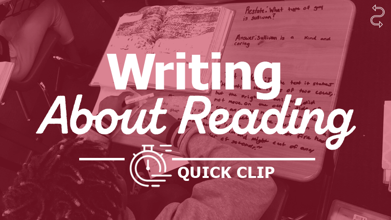 Return to Annotations After Reading