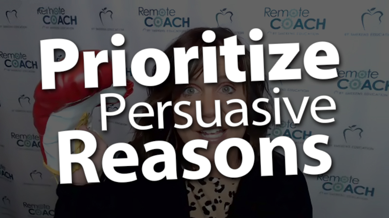 'Live Coaching Call: Prioritize Persuasive Reasons'