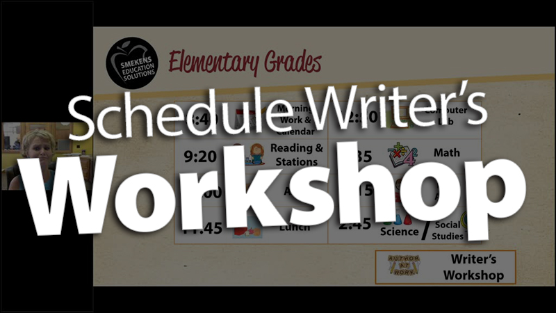 "Fit the Writer's Workshop into your Schedule"