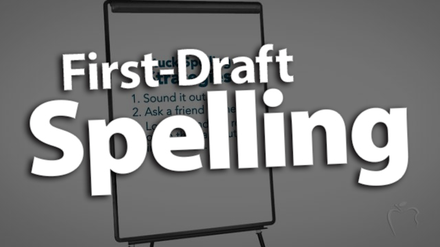 Develop Independent First-Draft Spellers