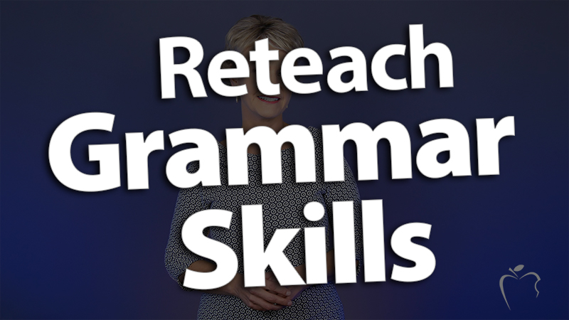 'Reteach Grammar Skills in Maintenance Mini-Lessons'