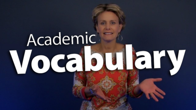"Increase Test Success with Academic Vocabulary"