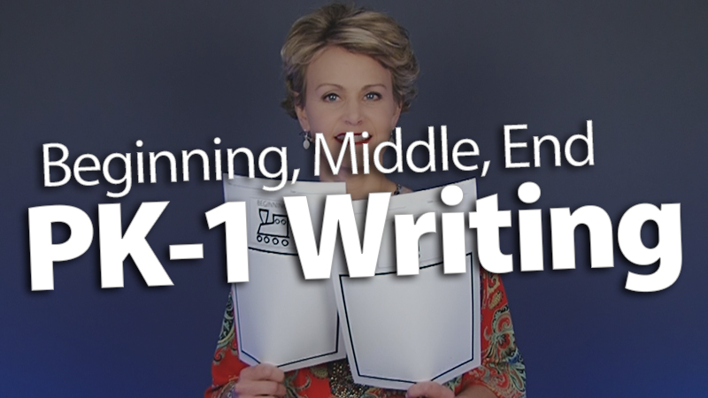'Identify the Beginning, Middle, End of PK-1 Opinion Writing'