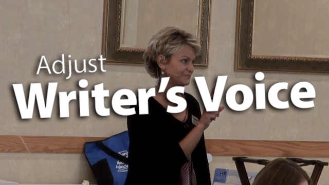 Adjust Writer's Voice for Purpose & Audience