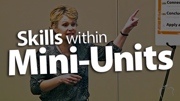 "Introduce 1-2 New Skills Per Mini-Unit"