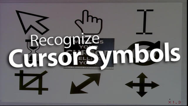 Recognize Cursor Symbols to Improve On-Screen Reading
