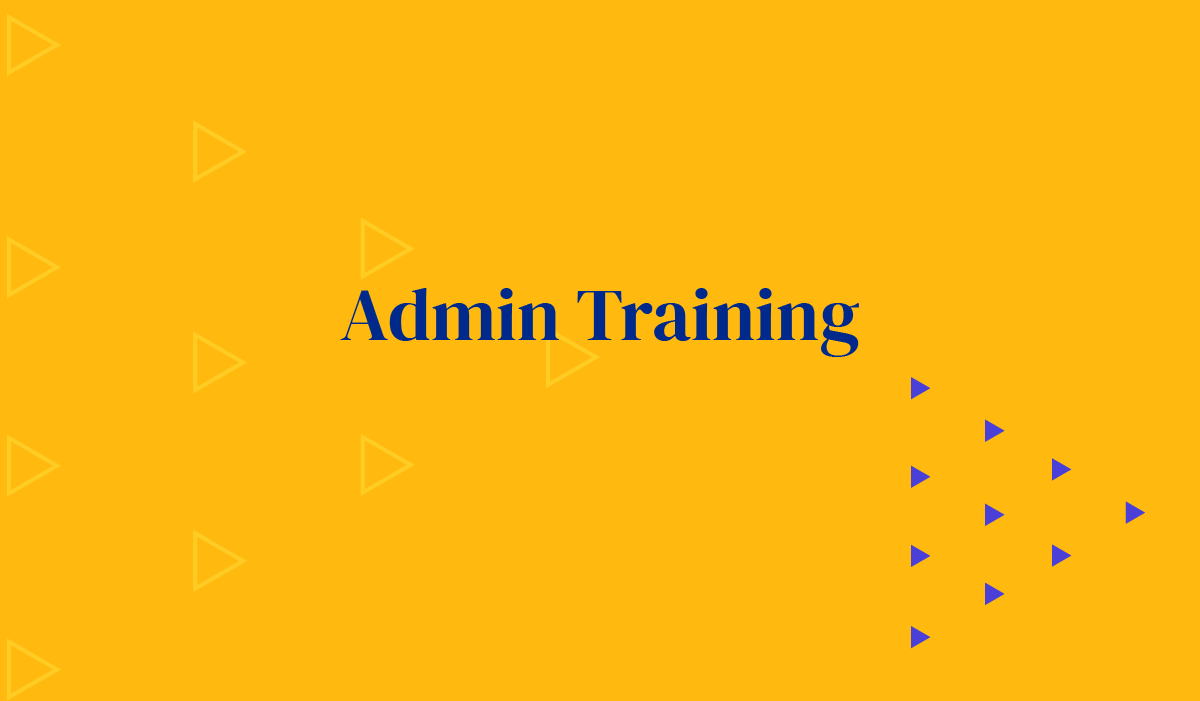 Admin Training