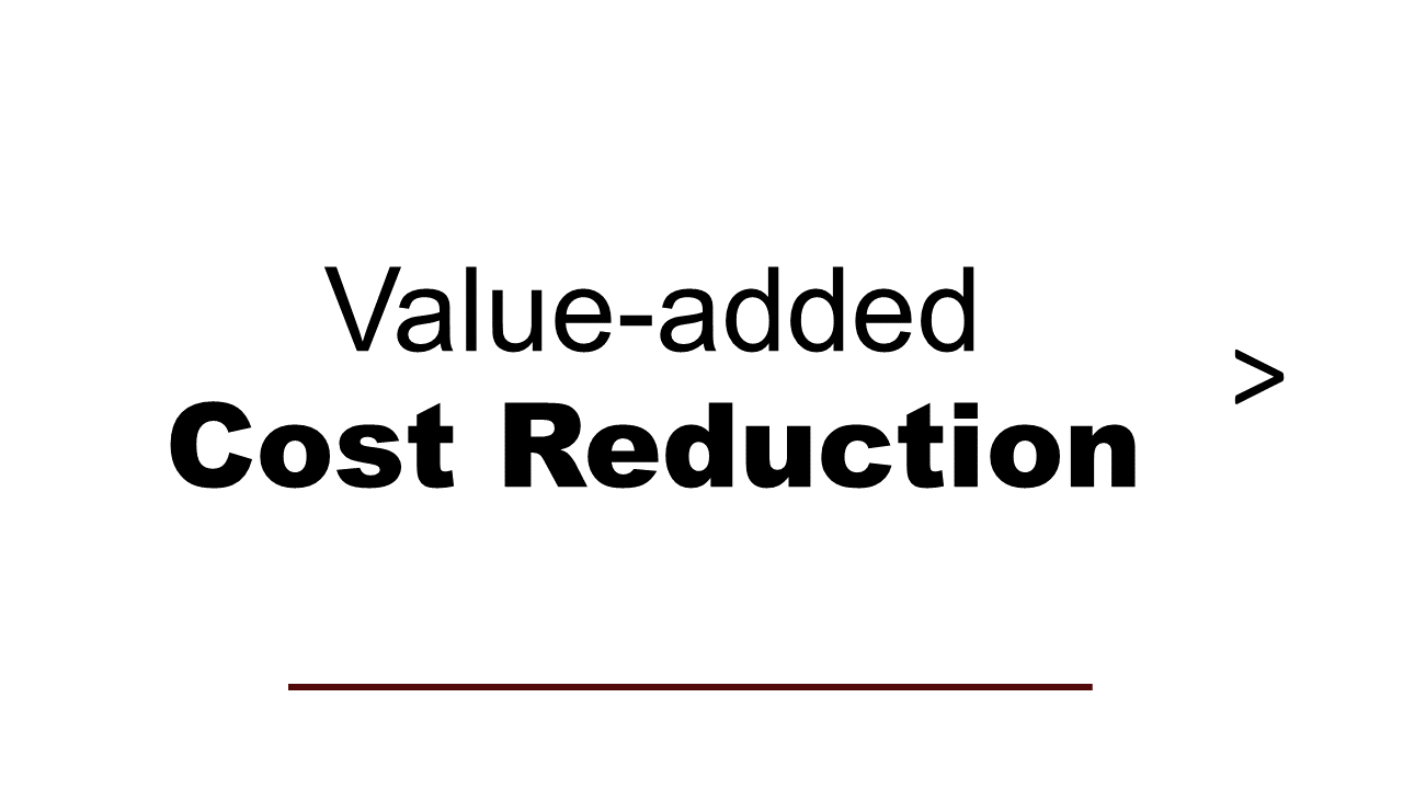 Cost Reduction Series