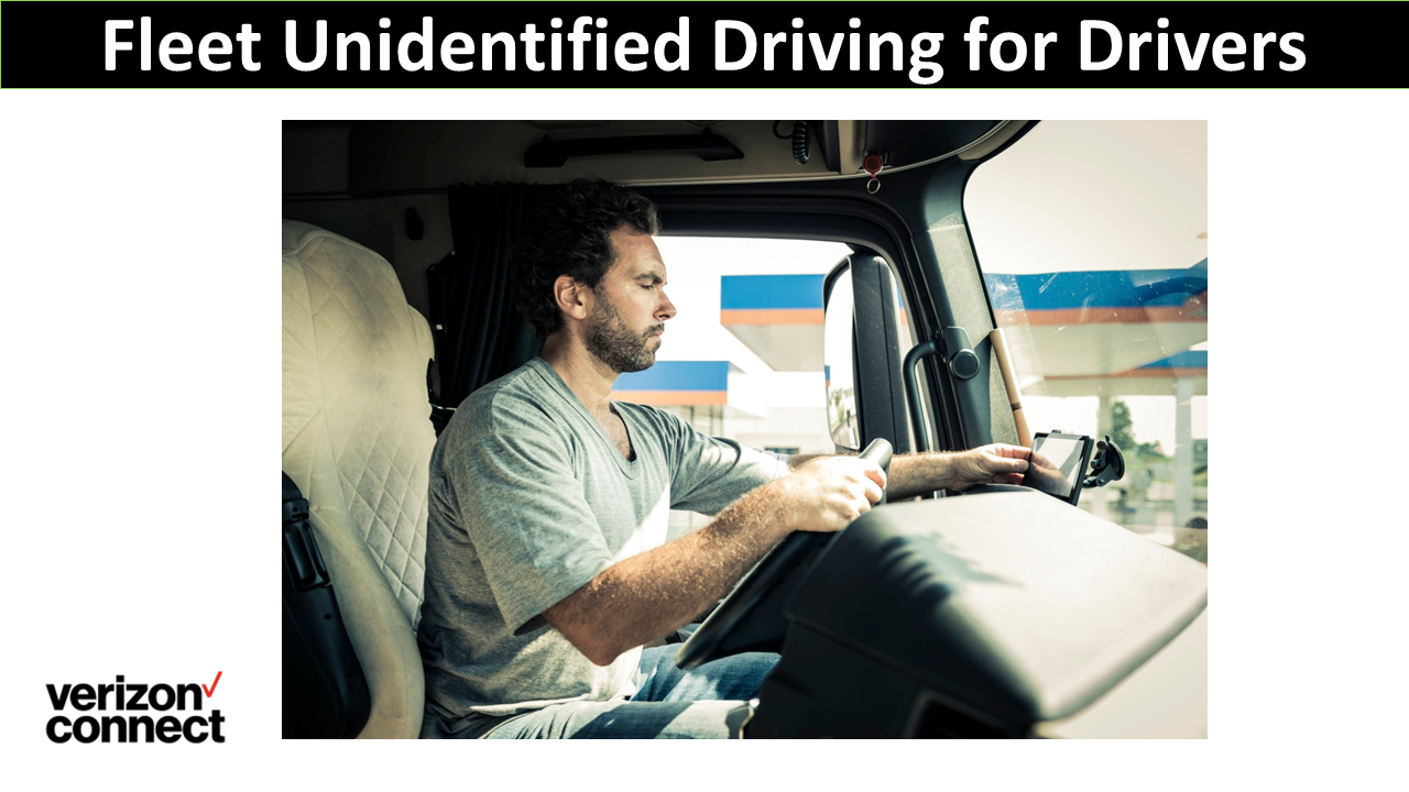 Fleet Unidentified Driving for Drivers