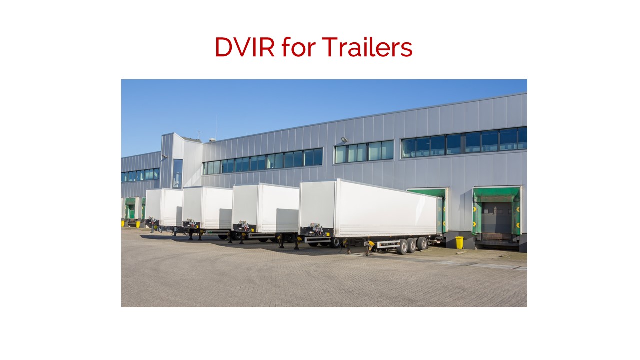 Fleet DVIR for Trailers