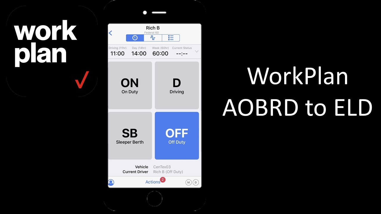 WorkPlan AOBRD to ELD