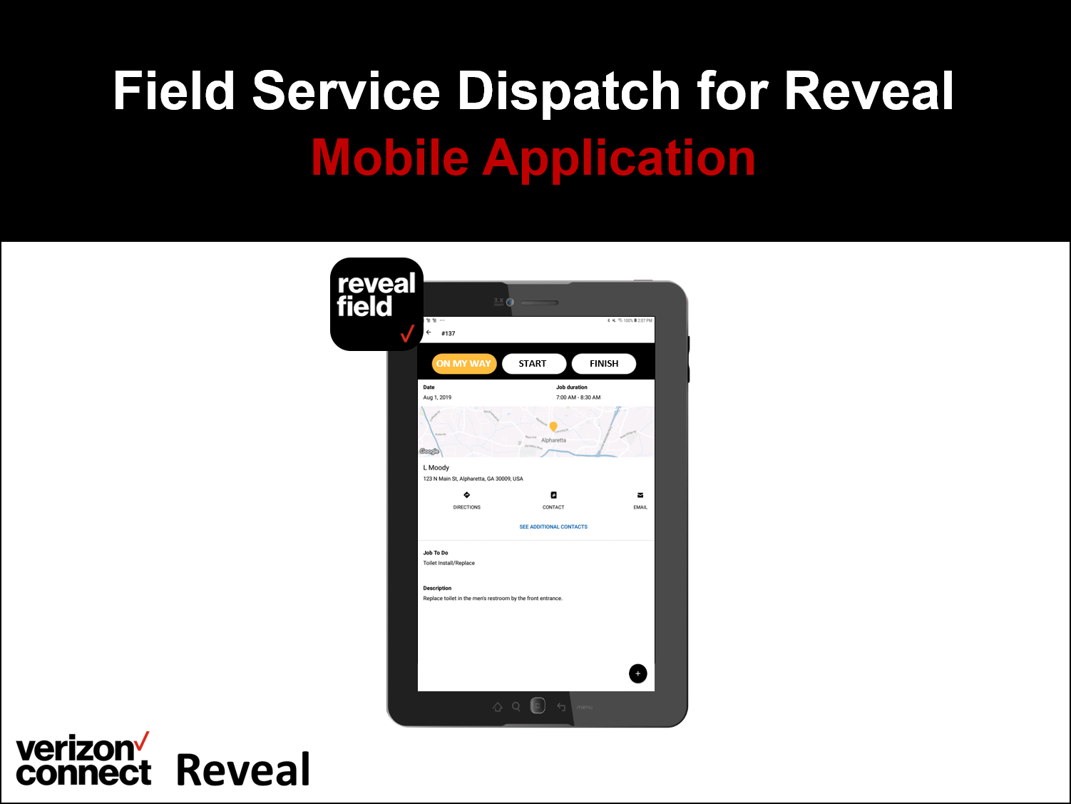 Verizon Connect Field Service Dispatch Mobile App eTutorial (for drivers/technicians)