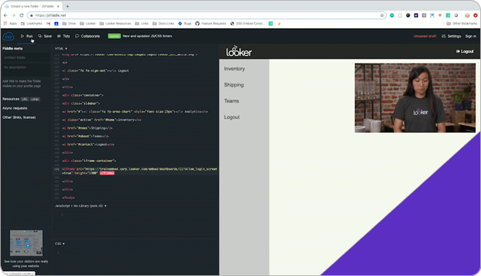 Embedding Looker