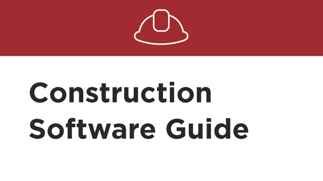 Develop an effective strategy for purchasing construction software
