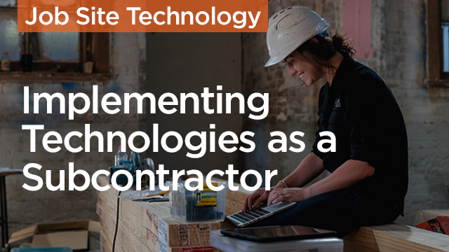 Implementing Technologies as a Subcontractor