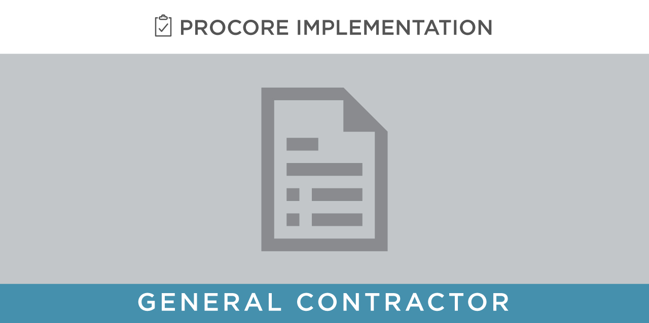 Invoicing -- General Contractor