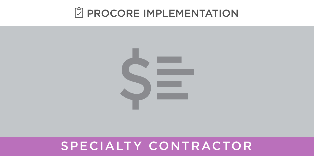 Bid Management -- Specialty Contractor