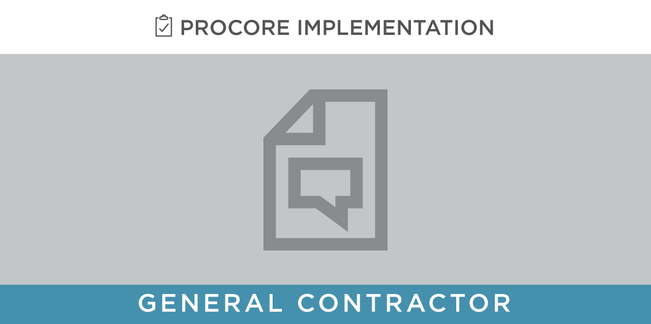 Correspondence -- General Contractor