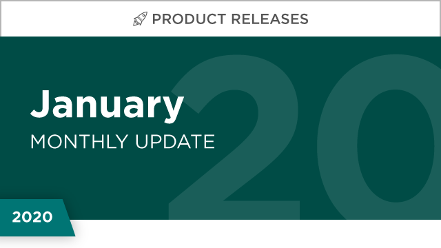 Product Releases: January 2020