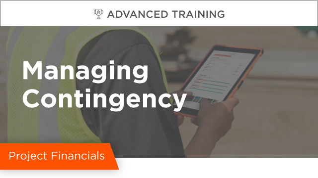Managing Contingency