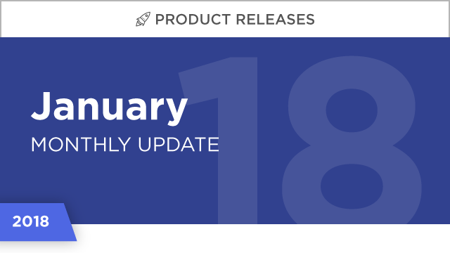 Product Releases: January 2018