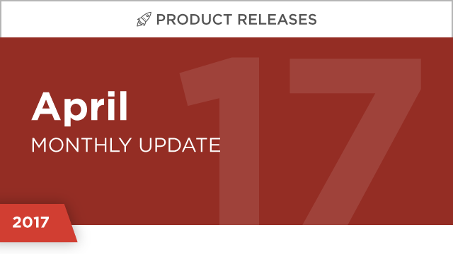 Product Releases: April 2017