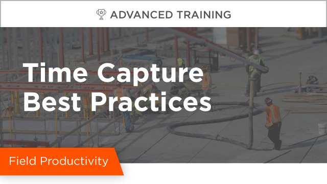 Time Capture Best Practices