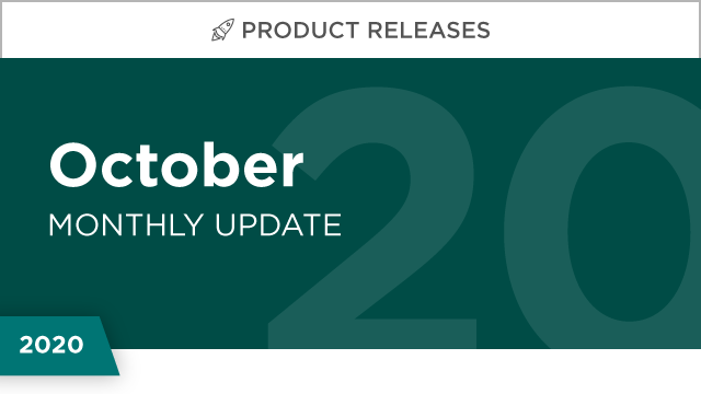 Product Releases: October 2020