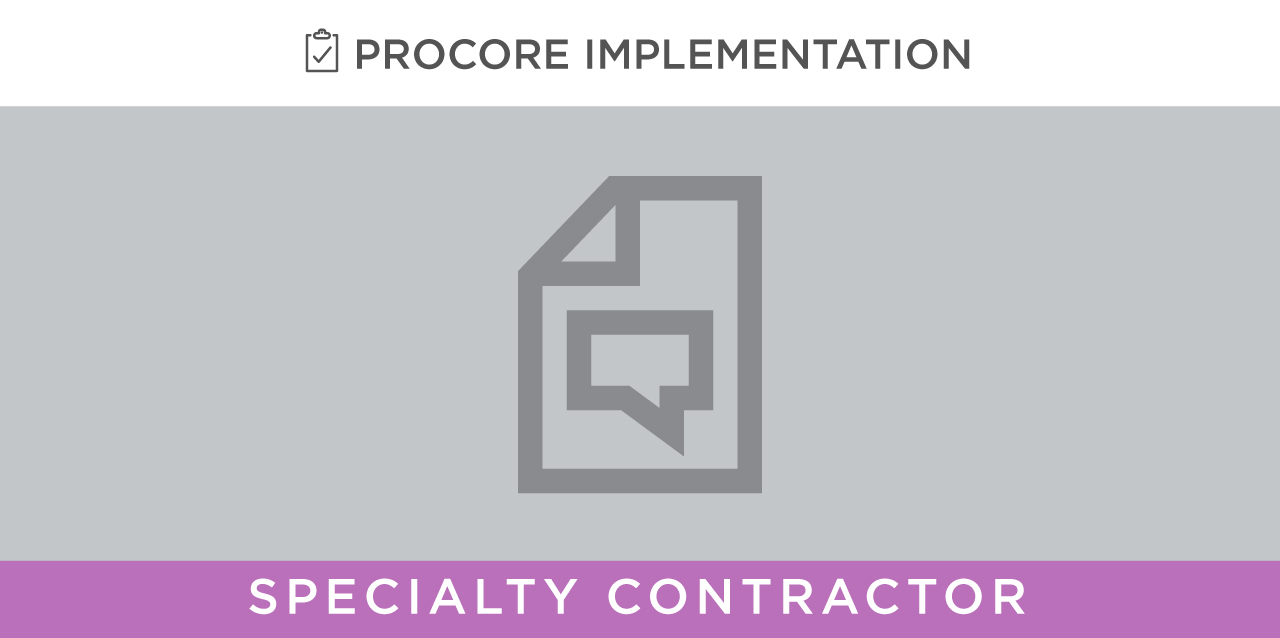 Correspondence -- Specialty Contractor