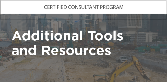 Certified Consultant Program: Additional Tools and Resources