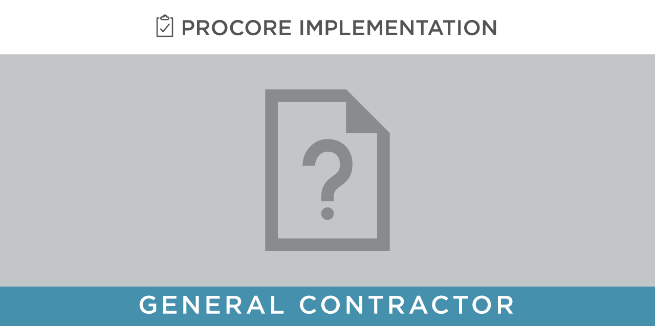 RFIs -- General Contractor