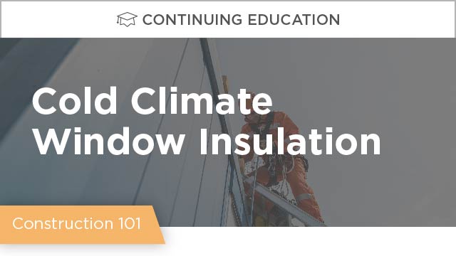 Cold Climate Window Insulation