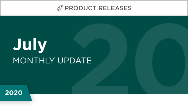 Product Releases: July 2020