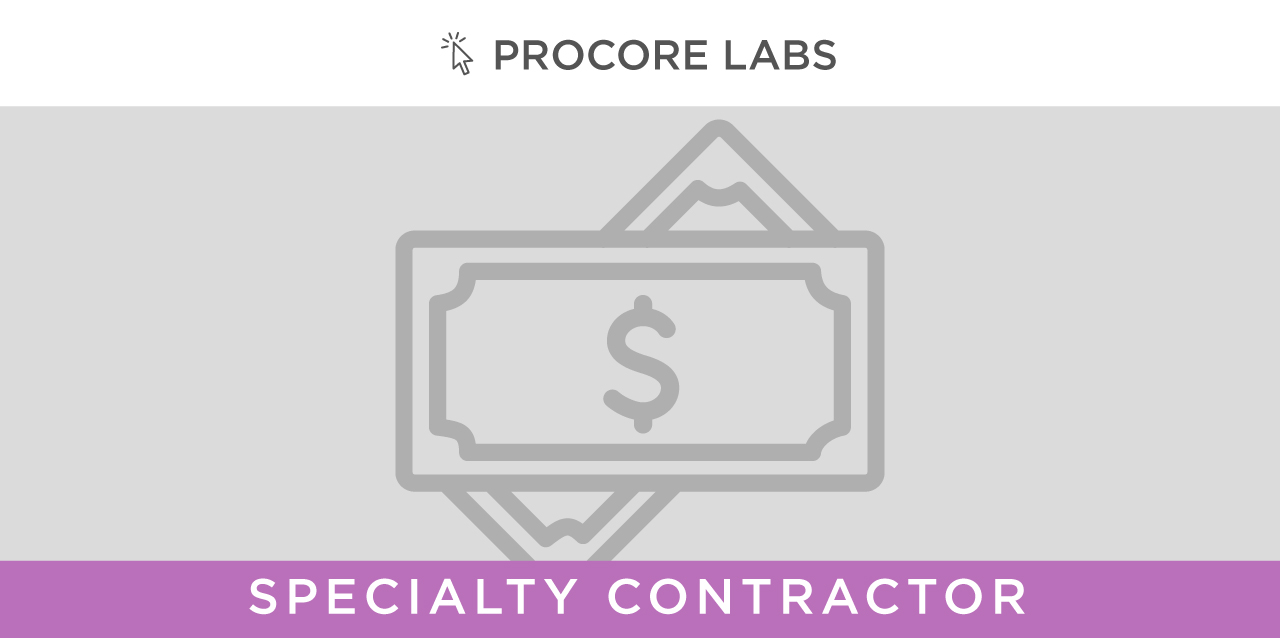 Financials Lab -- Specialty Contractor