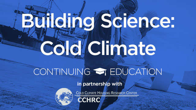 Introduction to Cold Climate Ventilation
