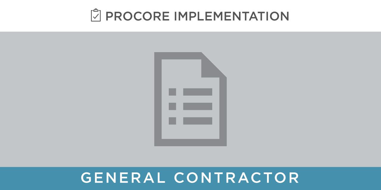 Forms -- General Contractor