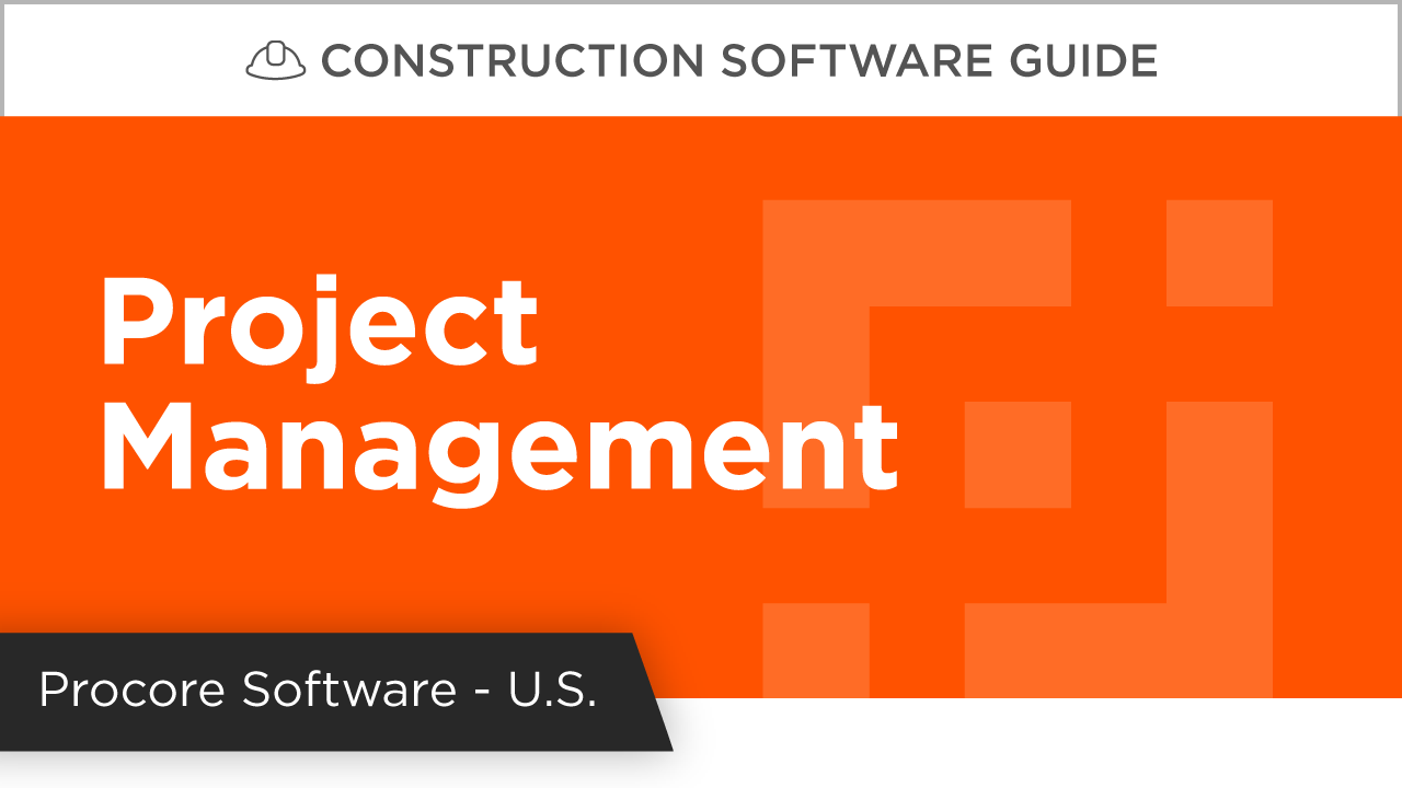 Procore Project Management Product